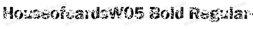 HouseofcardsW05 Bold Regular字体转换
